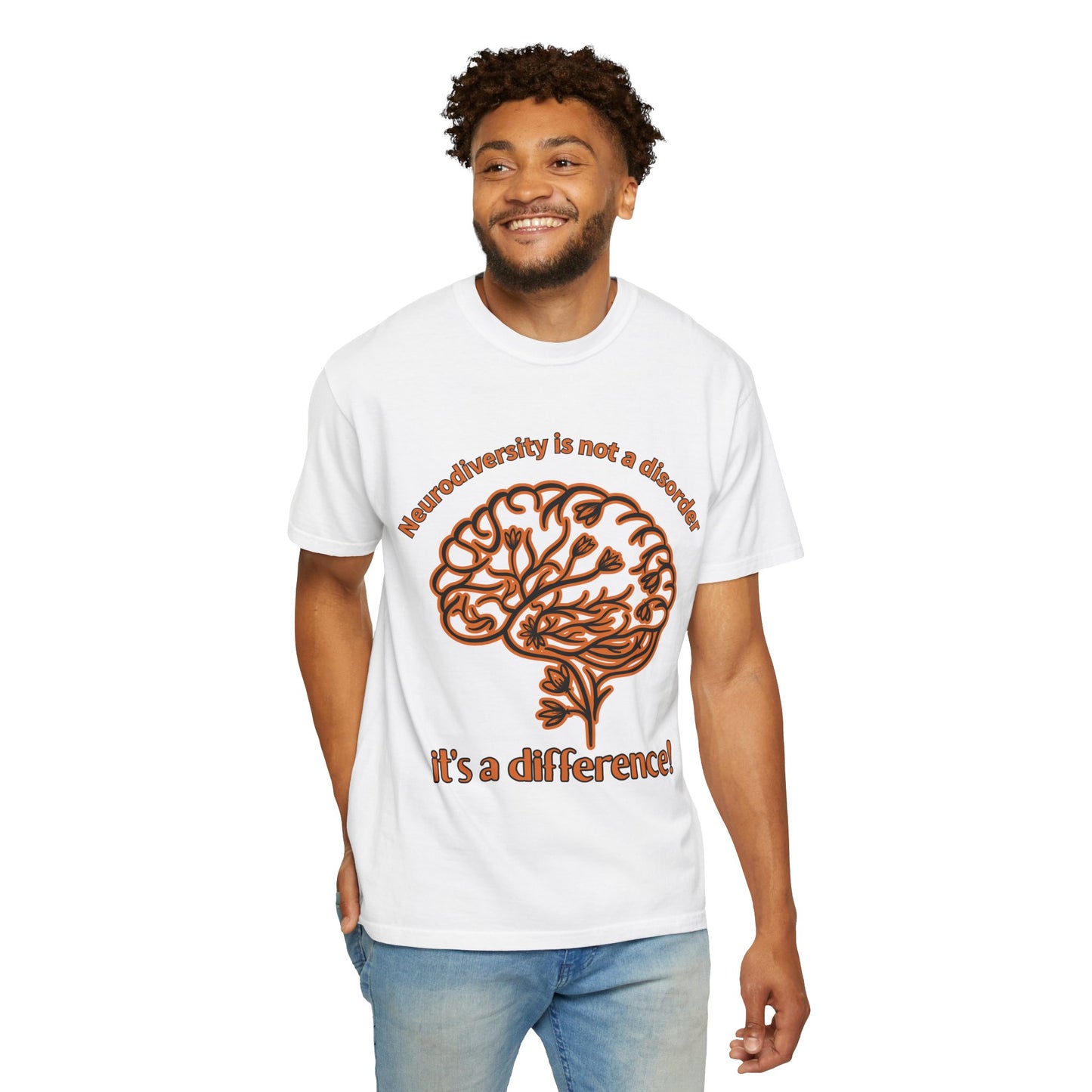Neurodiversity Awareness Shirt | Comfort Colors 1717 | “Not a Disorder, It’s a Difference” Mental Health Tee | Autism ADHD Acceptance Gift