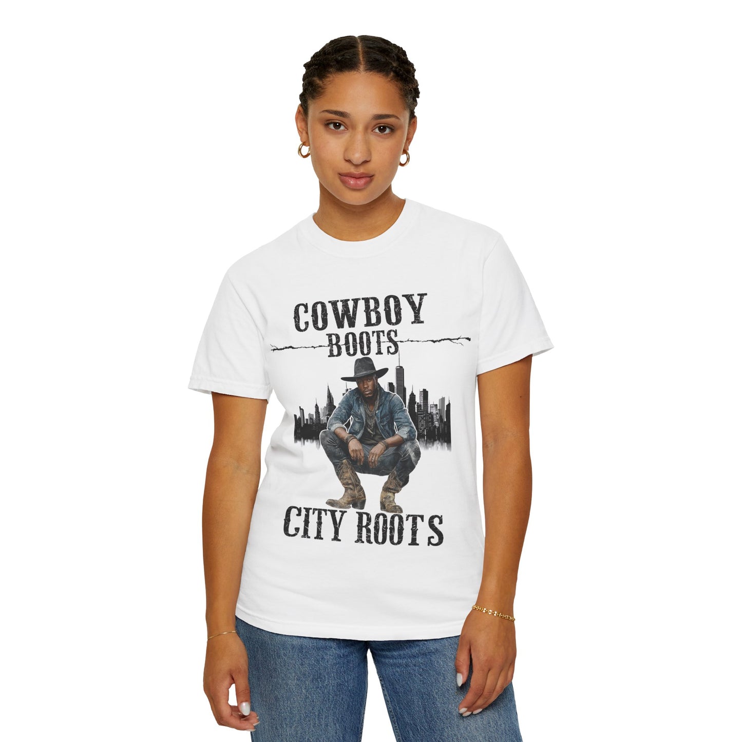 Cowboy Roots T-Shirt | Unisex Garment-Dyed Tee for Western Enthusiasts | Cool Casual Wear, Gift for Him/Her, Country Music Tee