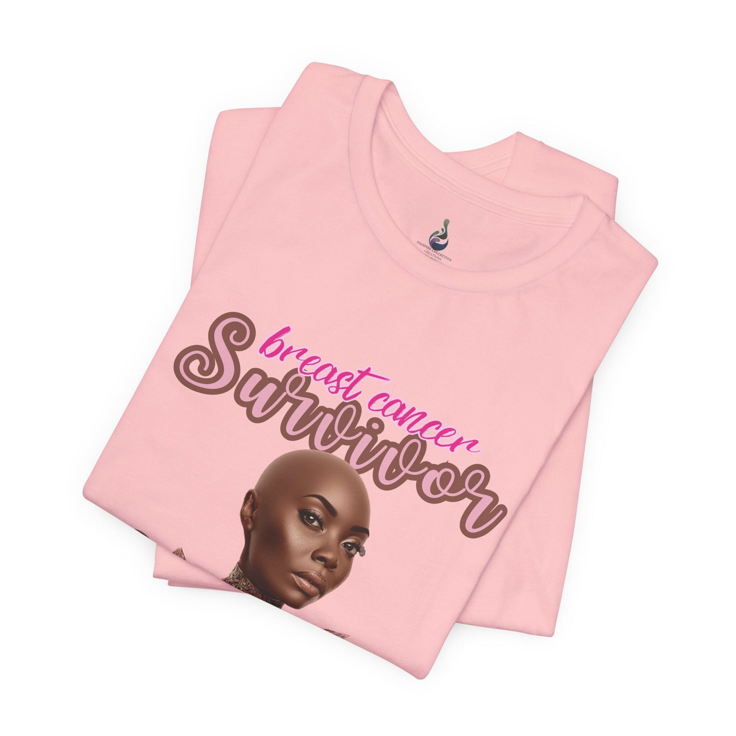 Breast Cancer Survivor Fancy Shirt | Elegant Pink Ribbon Tee | Survivor Empowerment Shirt | October Awareness Apparel for Women