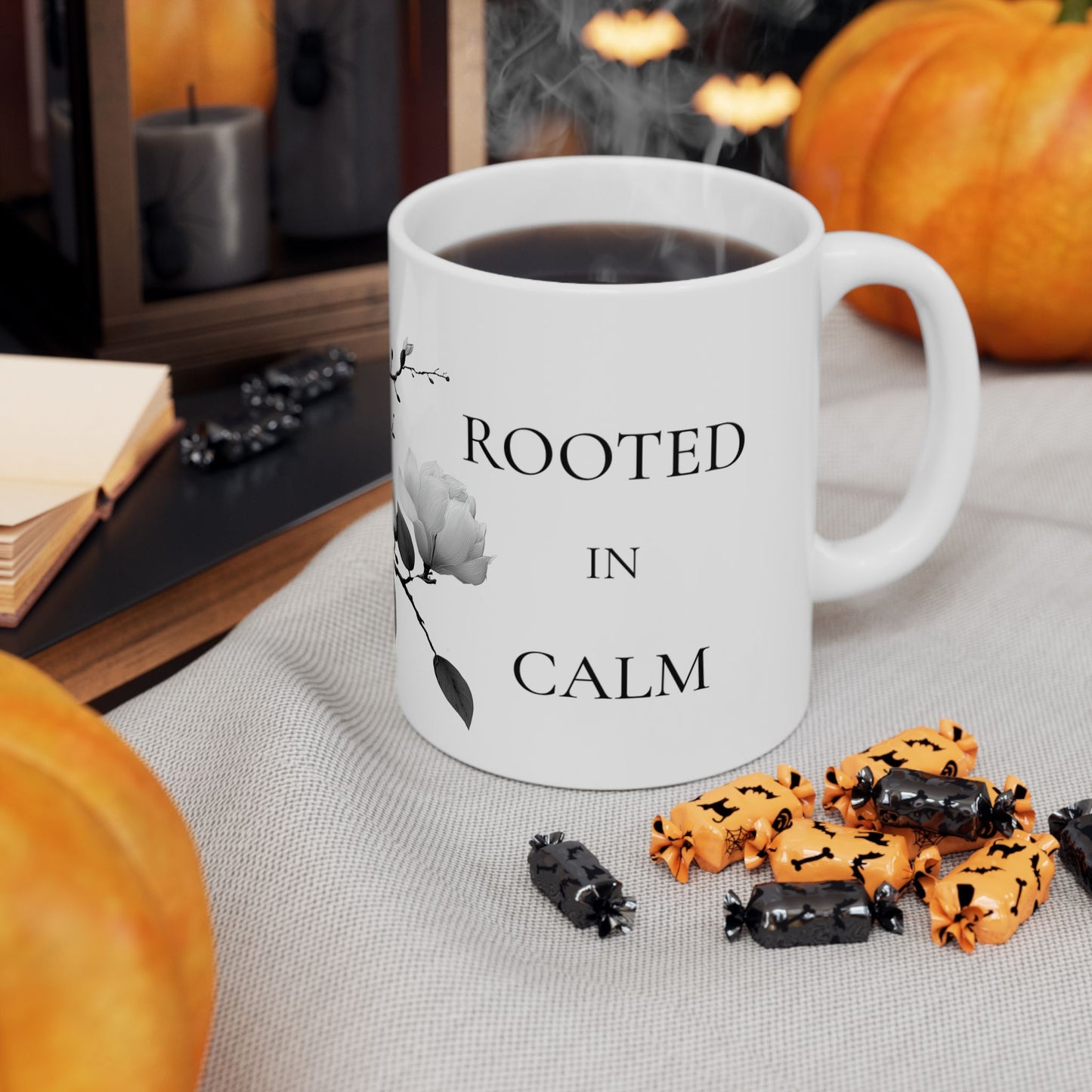 Rooted in Calm Mug – Grounding Mindfulness Coffee Cup (11oz & 15oz)